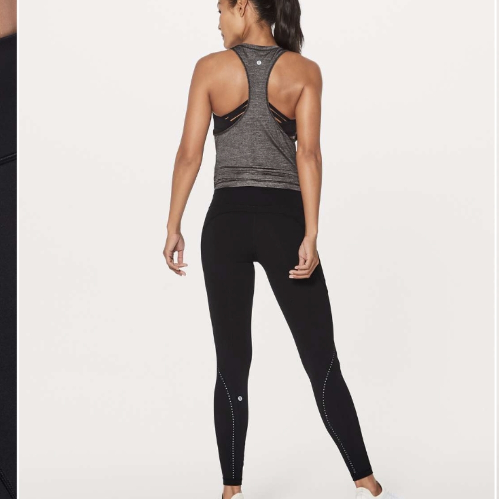 Lululemon Extra Mile Tight (Reflective 28") Black - Picture 6 of 15